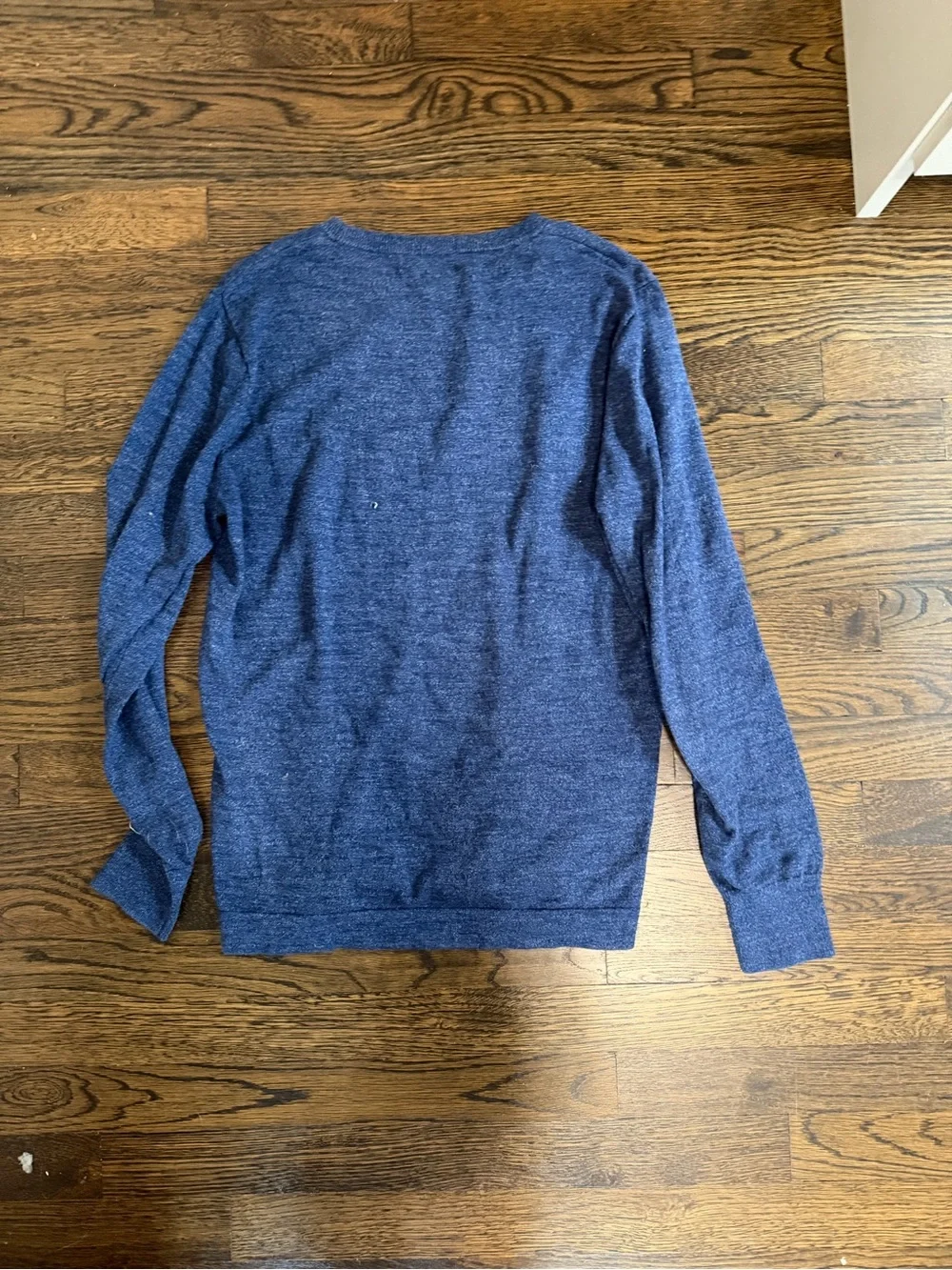J. Crew Men's Crewneck Sweater in Heather Blue
